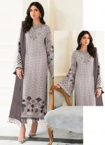 Faux Georgette Grey Eid Wear Embroidery Work Pakistani Suit